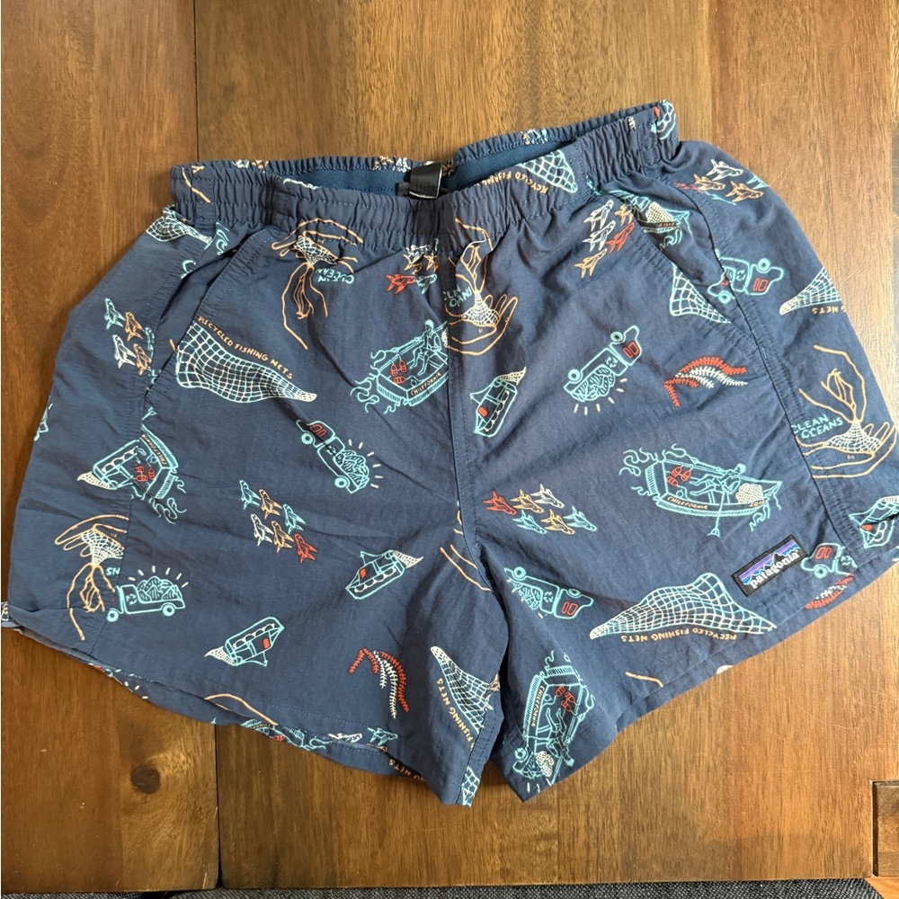 Patagonia Women’s XS Baggies Clean Ocean Tidepool Blue